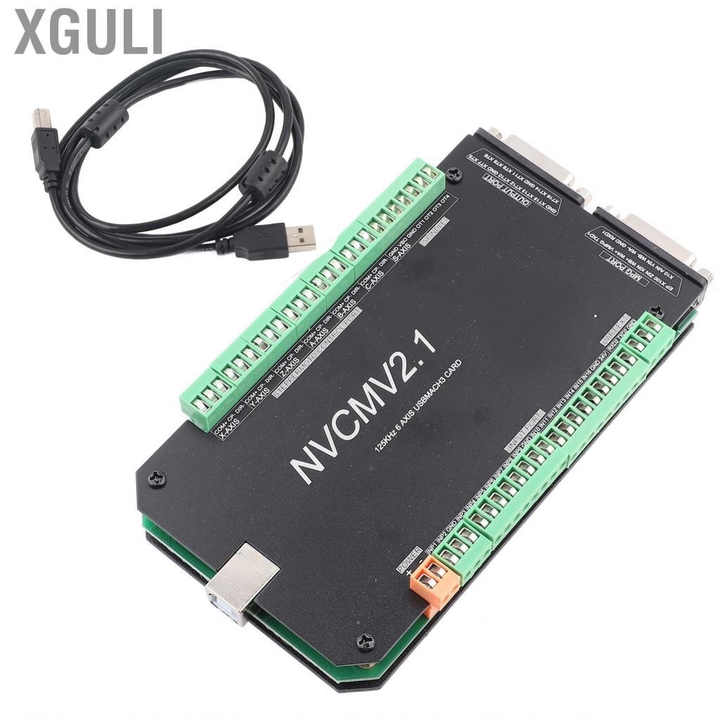 Xguli CNC Controller Board  NVCM 4 Axis MACH3 USB Interface Card for Stepper Motor