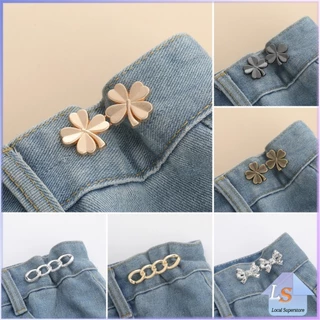 ตะขอกางเกง ชุดกระดุมโลหะ ปรับระดับได้ โ Pants button