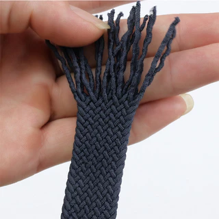 Braided Solo Loop สายถักไนลอนสําหรับ Apple Watch Band 9/8/7/5/SE/6/Ultra 2 ขนาด 49/45/44/41/40/38-42 มม.
