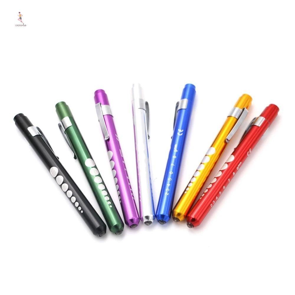 Cross LED ปากกา Light Survival Kit Otoscope Pocket Clip Ophthalmoscope Multi Function Doctor Nurse Pen