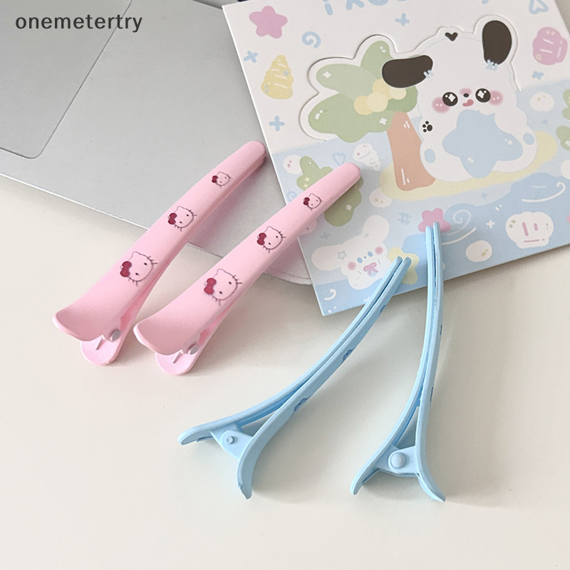 Onem 1/2 ชิ้น Kawaii Spit คลิปจมูก Cinnamoroll Pochacco การ์ตูน Duckbilled คลิปน่ารักสาวหวานด้านข้าง Bangs Hairpin คลิปผมหักอุปกรณ์เสริมผม Headwear n