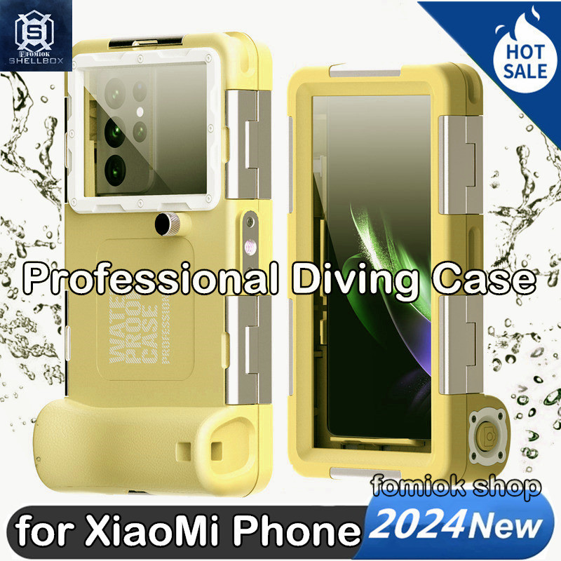 [SHELLBOX] 2024 ใหม่Professionalใต้น้ํา 15Mความลึกดําน้ําเคสโทรศัพท์กันน้ําสําหรับXiaomi 14 Pro 13R 13T 12 Lite 12S 11i 11X Civi 4 Pro
