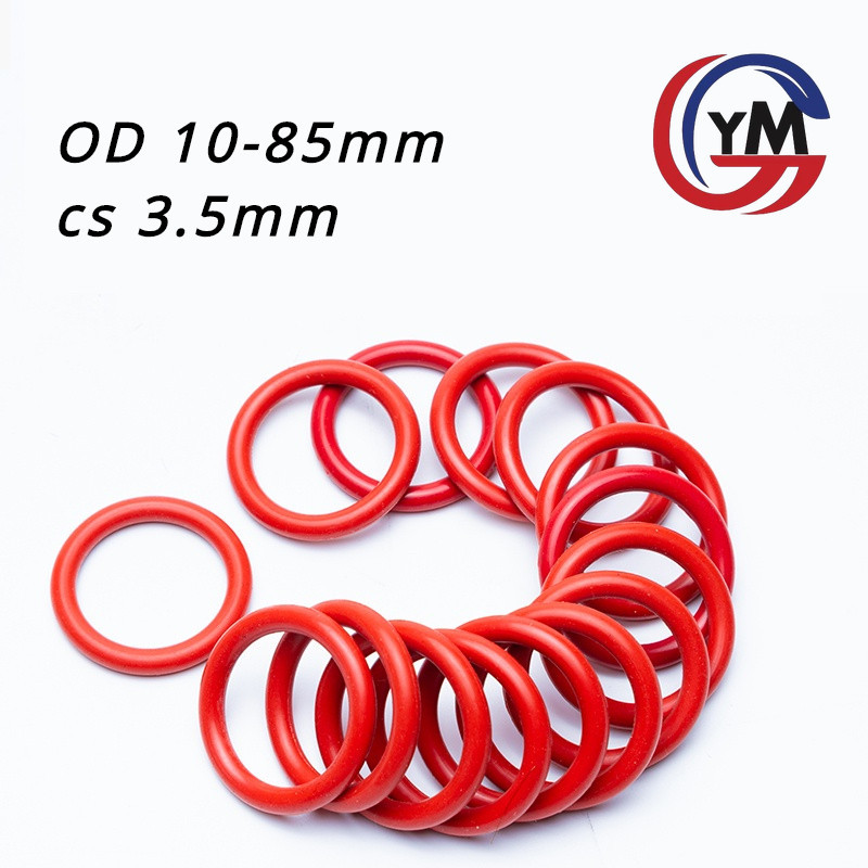 [ Ymh1] โอริง ORing O-ring ยางโอริง VMQ เลือกขนาดได้ (OD10-85mm * CS3.5mm )
