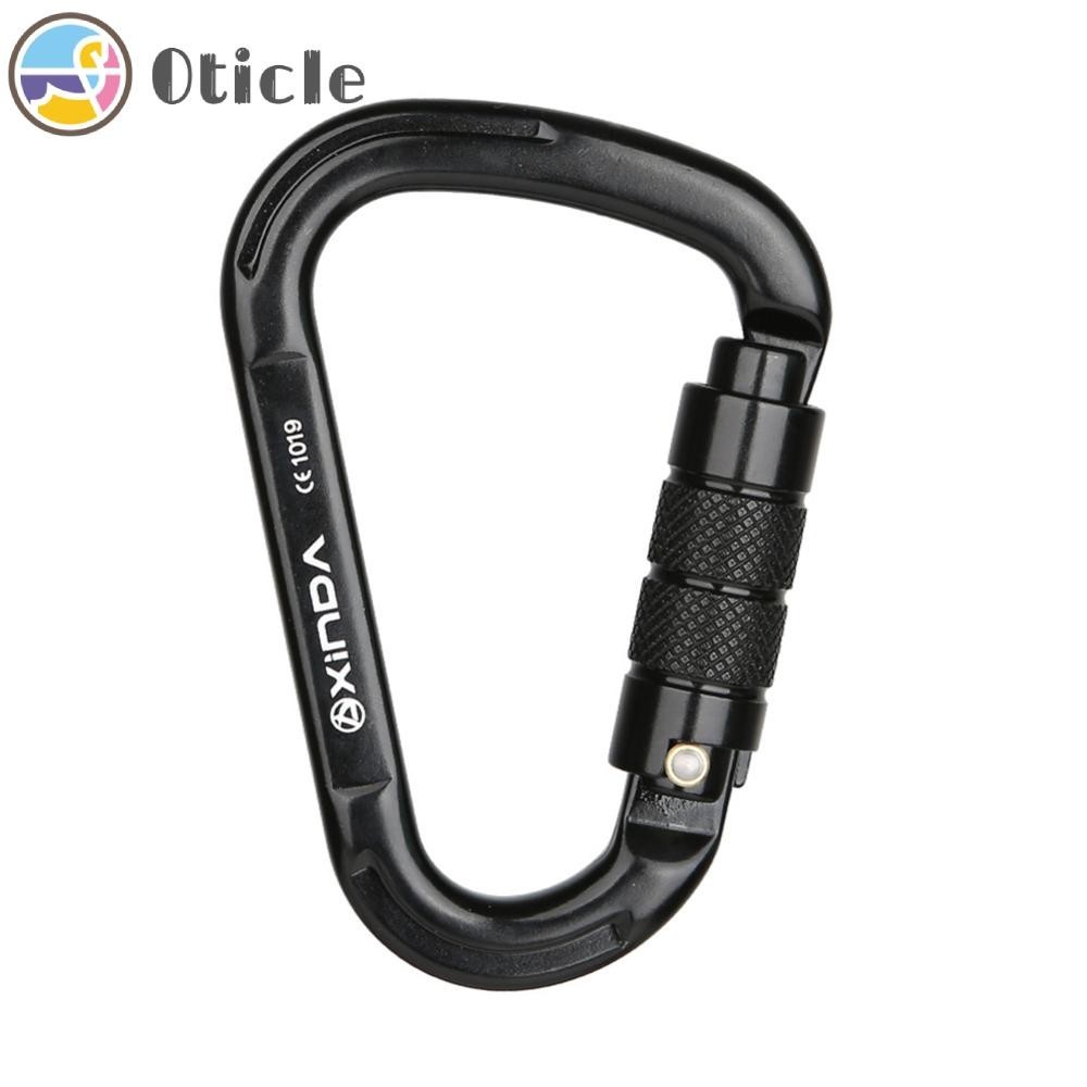 25kn Safety Auto Master Lock Carabiner Outdoor Climbing Hanging Buckle [Oticle.th ]