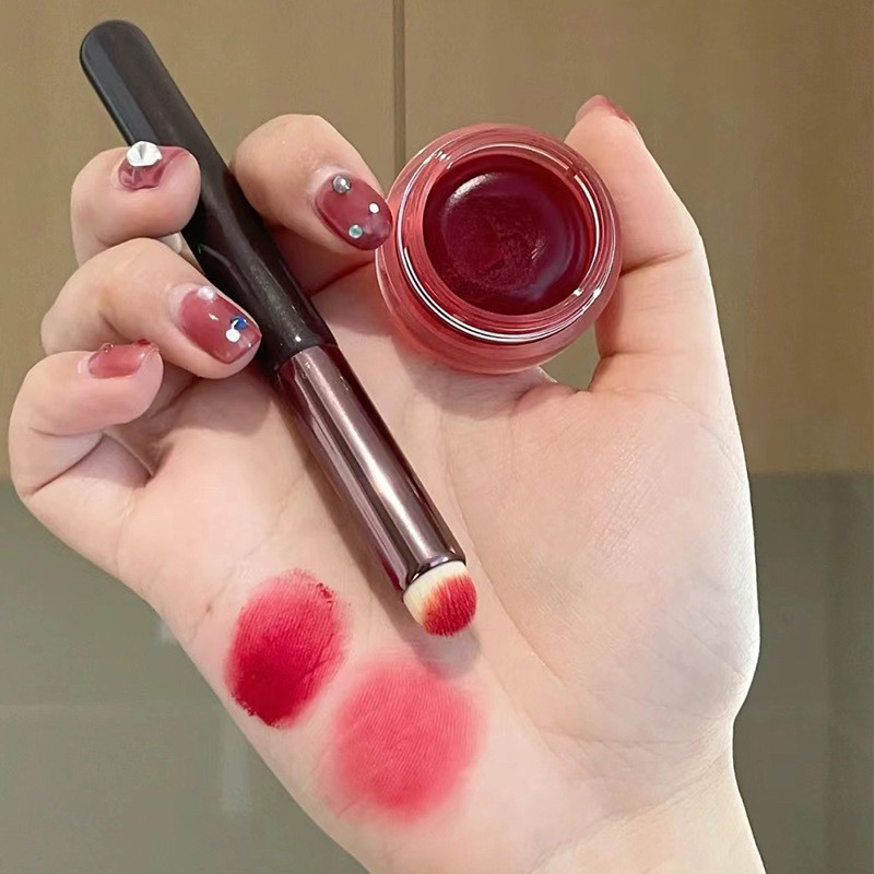 Simple Lip Brush แปรงแต ่ งหน ้ าอเนกประสงค ์ ลิปสติกคอนซีลเลอร ์ แปรงกลมอุปกรณ ์ ความงาม