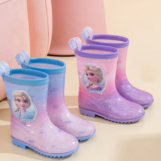 [จัดส่งในวันเดียวกัน] รองเท้ากันฝนเด็กรองเท้าน้ํารองเท้าฝนสา…