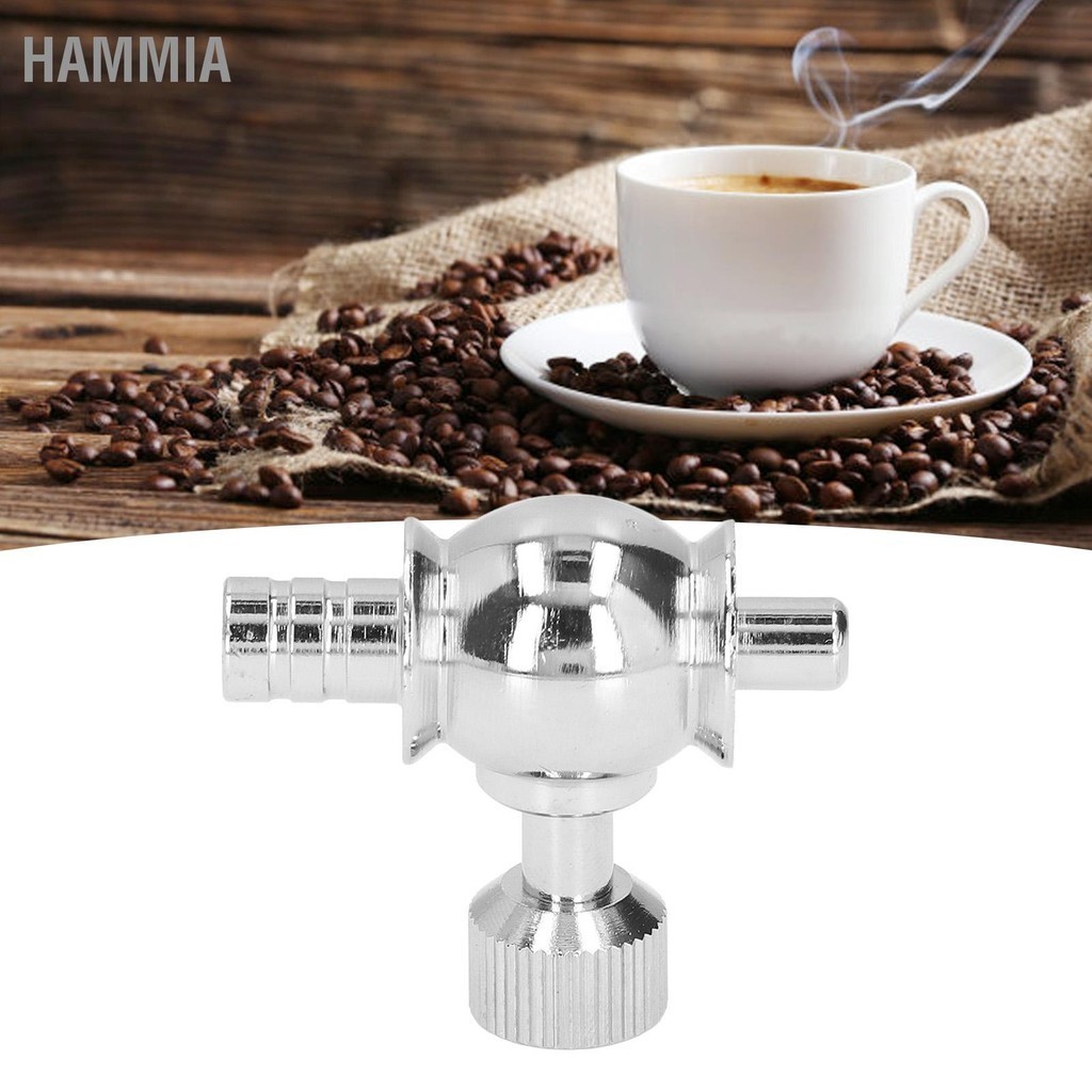 HAMMIA เครื่องชงกาแฟสกัดเย็นวาล์วก๊อกน้ำแบบหยดช้าอุปกรณ์เสริมหม้อกาแฟสแตนเลส