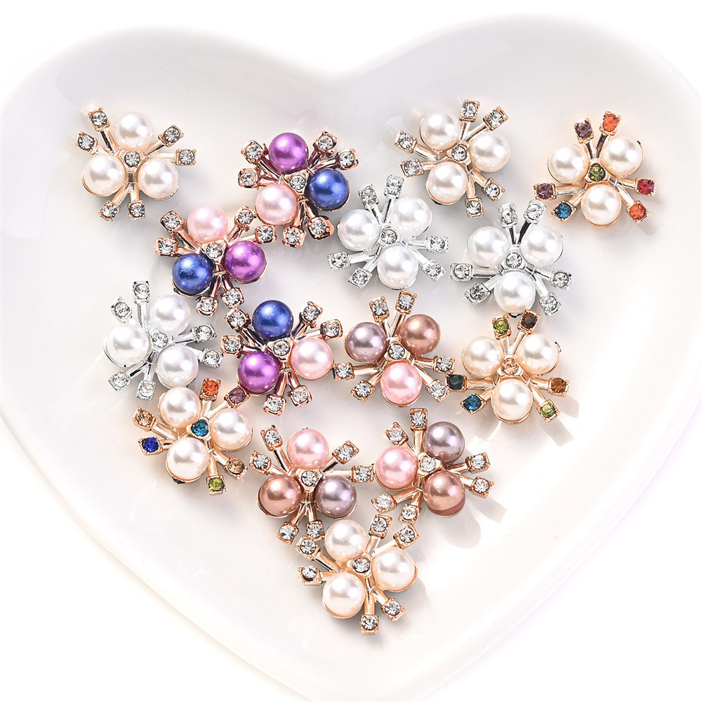 Rhinestones สีสันสดใส Flatback เลียนแบบมุก CCB ลูกปัดสําหรับทําเคสโทรศัพท ์ เสื ้ อผ ้ าผมคลิป DIY อุปกรณ ์ เสริม