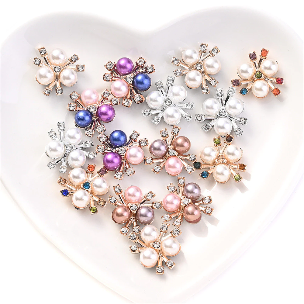 Rhinestones สีสันสดใส Flatback เลียนแบบมุก CCB ลูกปัดสําหรับทําเคสโทรศัพท ์ เสื ้ อผ ้ าผมคลิป DIY อุปกรณ ์ เสริม