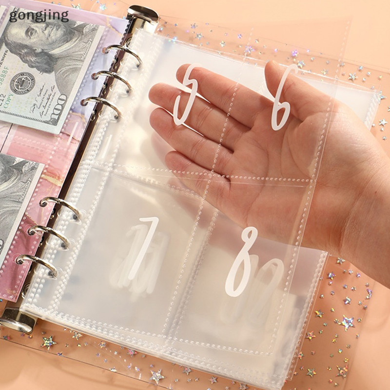 Gong 100 วัน 100 ซองจดหมาย Savings Challenge Saving Money Challenge Binder โน ๊ ตบุ ๊ คเงินสด Budget Organizer ประหยัดเงินเกม th