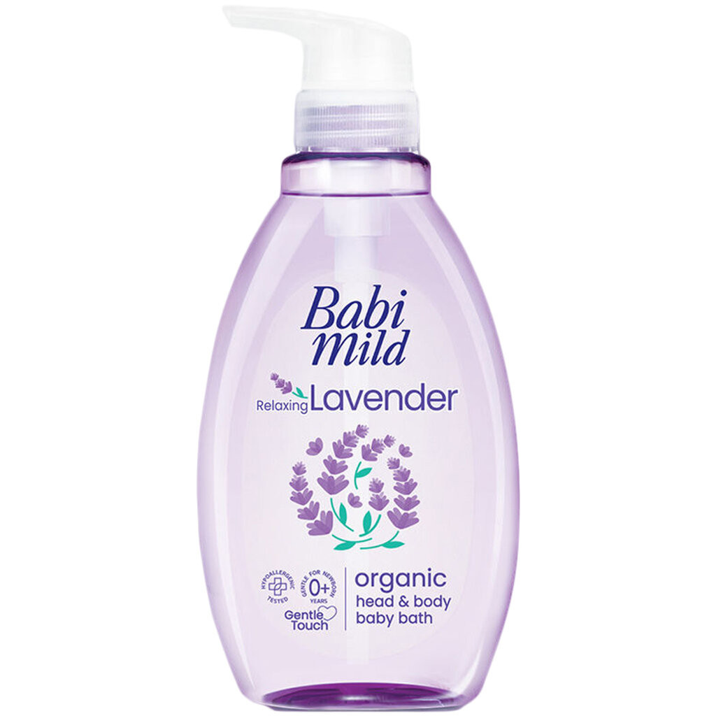 LeeMart ครีมอาบน้ำ สระผม เด็ก เบบี้มายด์ BabiMild Bioganic 380ML อาบน้ำเด็ก Babymild อาบเด็ก สูตร อาบ เบบี้มาย ขวดปั๊...