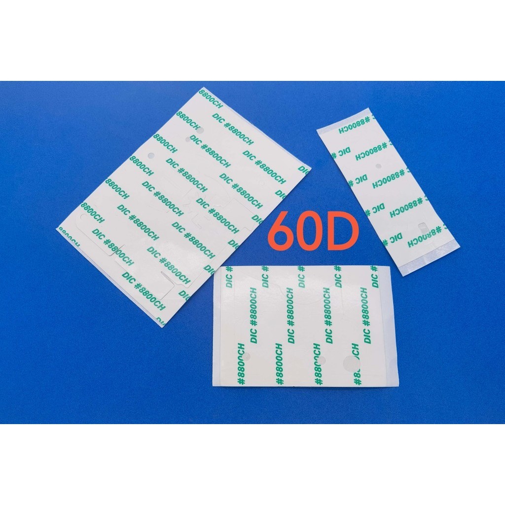 ชุด 3 ชิ้นสําหรับ Canon 60D Tape Grip Thumb ด้านหลังยาง Body Tape ปกหนังสติกเกอร์กระดาษ