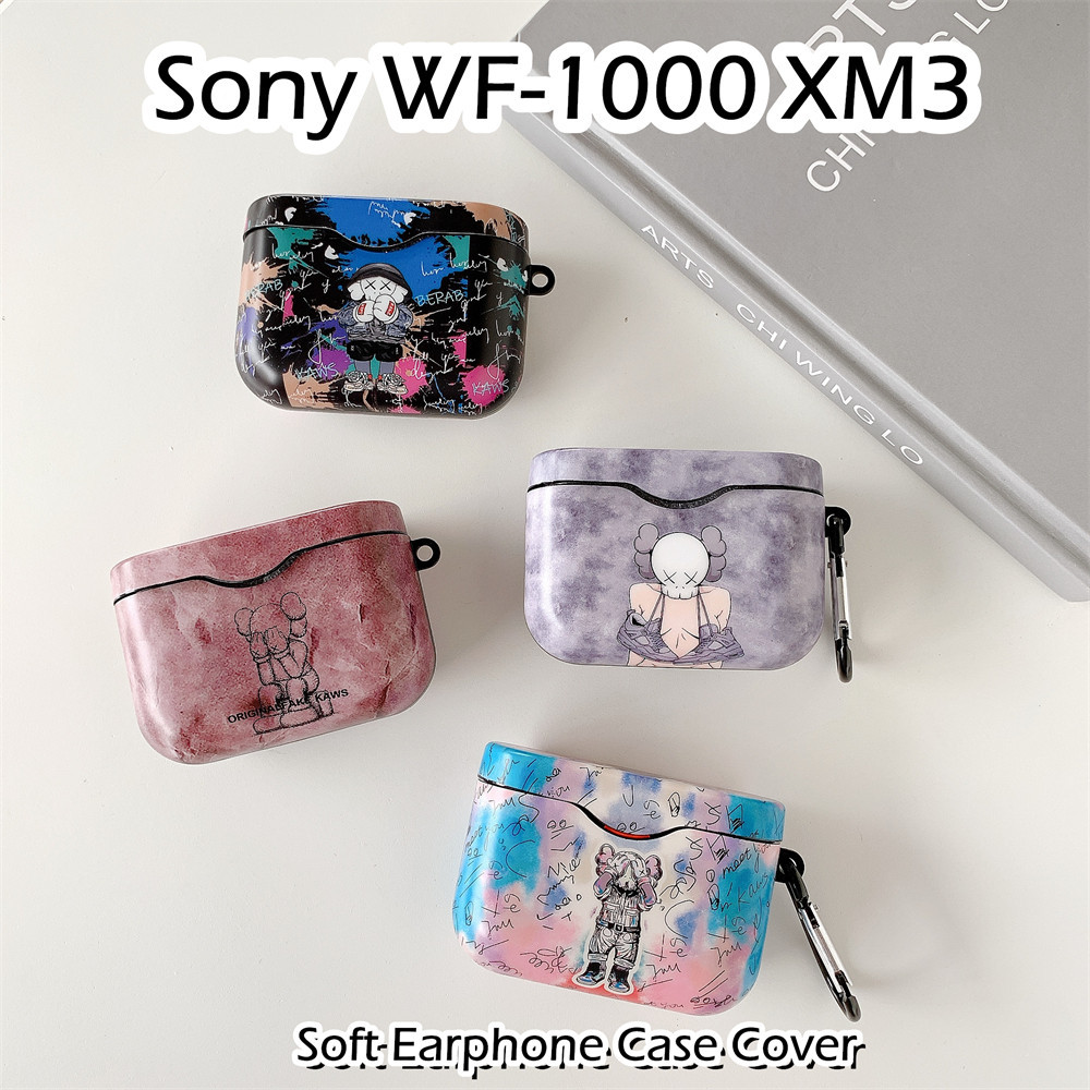 【 ส ่ วนลด 】 สําหรับเคส Sony WF-1000 XM3 ลายการ ์ ตูนสุดเท ่ เคสหูฟังซิลิโคนอ ่ อนนุ ่ ม TPU