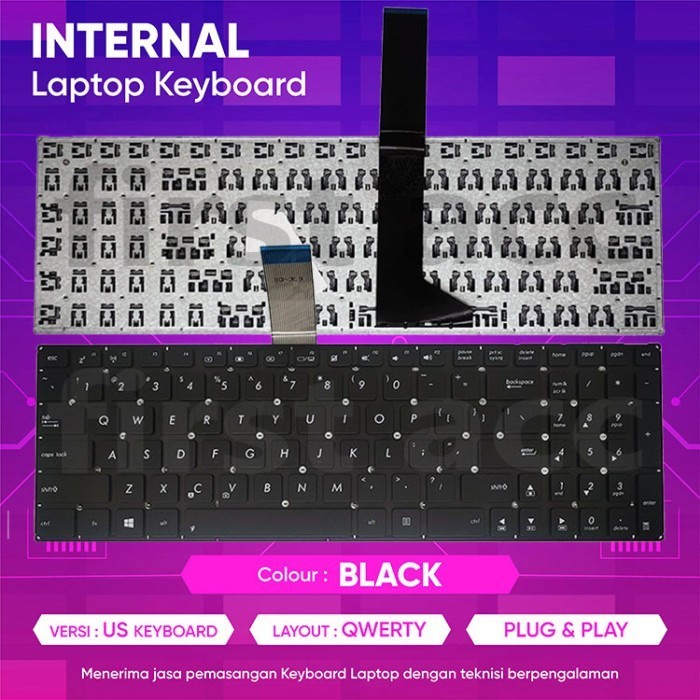 Asus K550D K550DP K550L K550LA K550LB K550LC K550LD K550LN คีย์บอร์ดใหม่