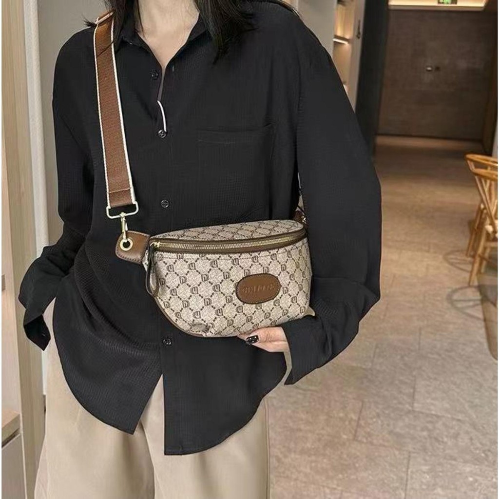 【พร้อมส่ง】Miss Bag Fashion กระเป๋าคาดหน้าอก สไตล์เกาหลี กระเป๋าสะพายไหล่เดียว