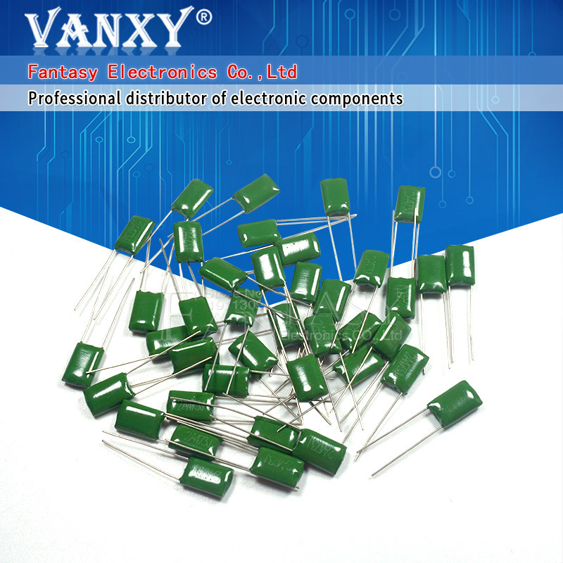 50pcs 2A473J 5 มม.100V 47nF 473 2A473 โพลีเอสเตอร์ฟิล์มตัวเก็บประจุอิเล็กทรอนิกส์ส่วนประกอบ