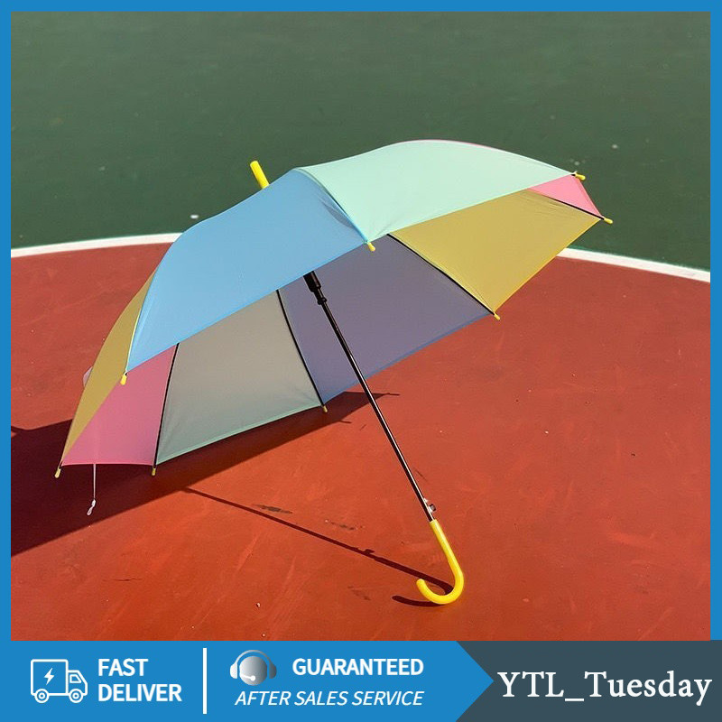 ลดกระหน่ำ!!ร่มกันฝน กันuv สีสันสดใส เนื้อร่มโปร่งแสง ร่มแฟชั่น Umbrella ในประเทศไทย พร้อมส่ง ร่มกันฝนร่มยาว