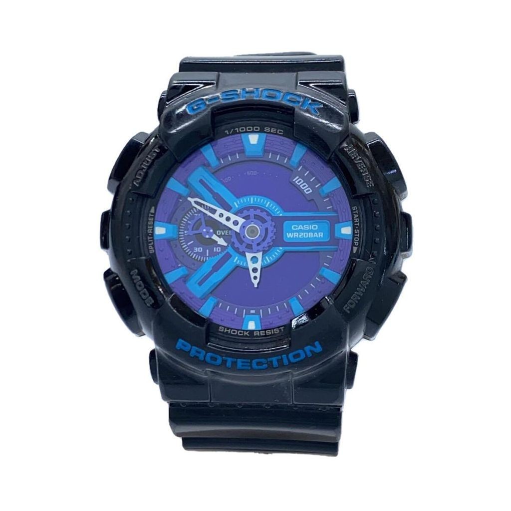 Casio นาฬิกาข ้ อมือ G-Shock Black Blue Men 's Quartz ส ่ งตรงจากญี ่ ปุ ่ นมือสอง
