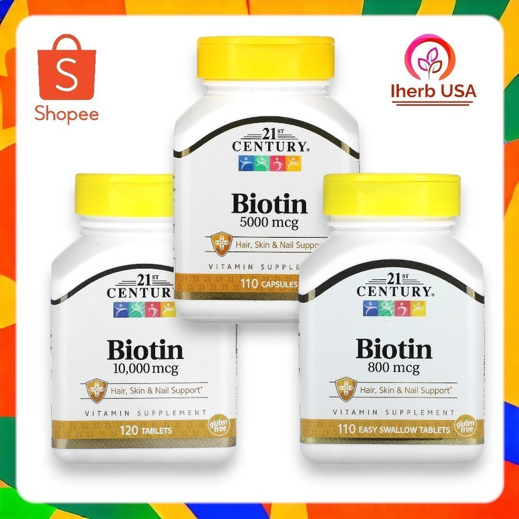 📢พร้อมส่ง 🔔 21st Century  Biotin