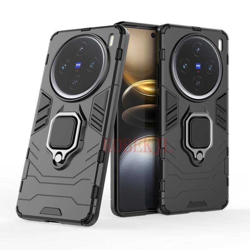 เคส VIVO X100 Pro X100Pro เกราะกันกระแทกแบบแข็ง Kickstand ฝาหลัง VIVOX100 X100S เคสโทรศัพท์