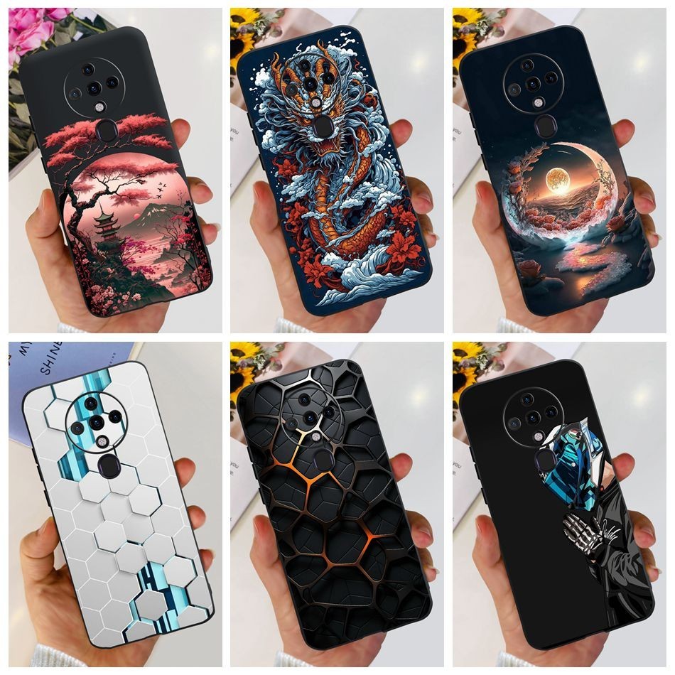Tecno Spark 6 / Spark 6 Go Case Tecno KE7 KE5j KE5k Spark6 6Go แฟชั่นรูปแบบซิลิโคนอ่อนนุ่ม TPU เคสโทรศัพท์