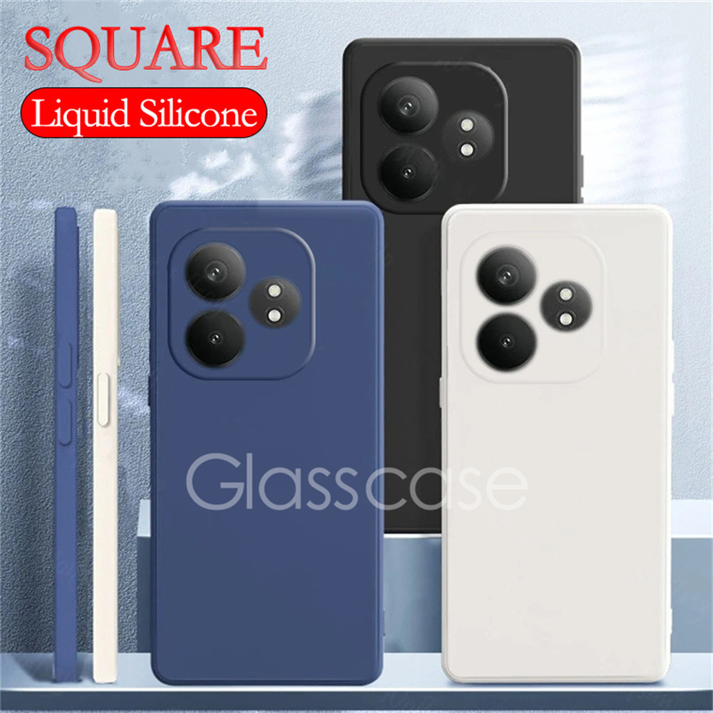 Realme GT 6ปลอกสําหรับRealme GT 6 6T GT6 GT6T Neo 6se Neo6 Neo6se 2024 สแควร์ซิลิโคนเหลวเคสโทรศัพท์ป้องกันกล้องคู่กันกระแทกกลับปลอกอ่อนฝาครอบ