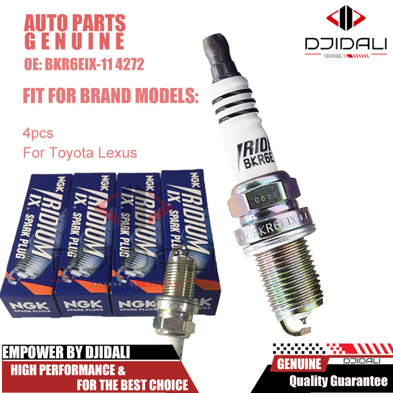 หัวเทียนอิริเดียม BKR6EIX-11 4272 สําหรับ Toyota Lexus 4 ชิ้น