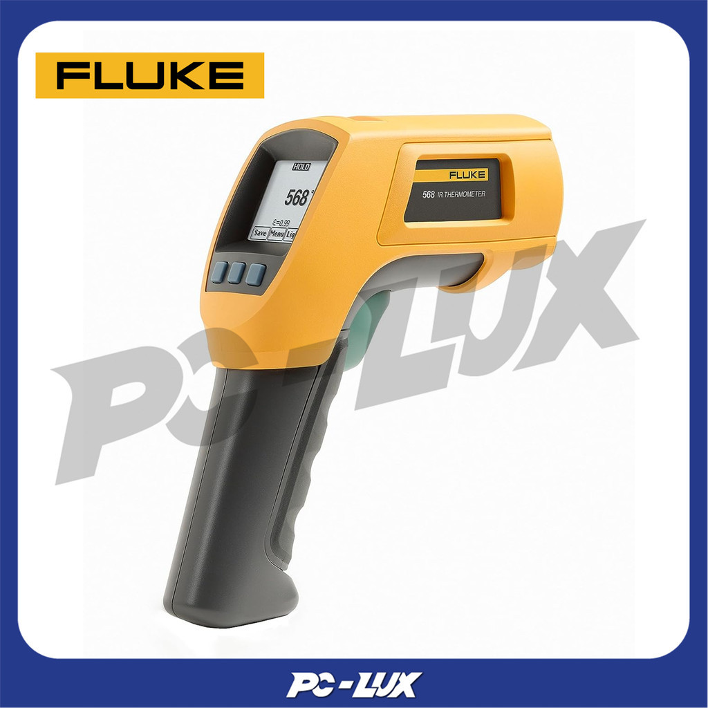 FLUKE เทอร์โมมิเตอร์แบบอินฟราเรดและแบบสัมผัส จอแสดงผลด็อตแมทริกซ์ รุ่น 568