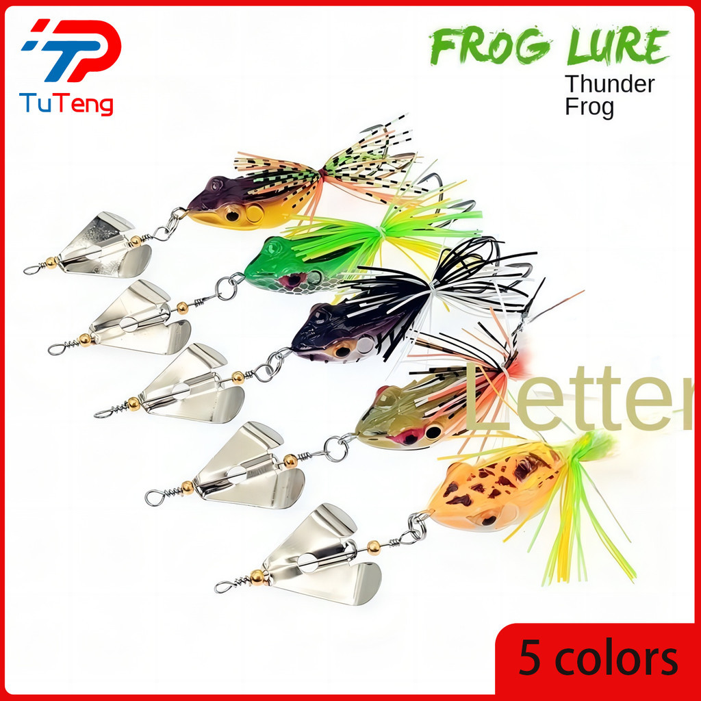 เลื ่ อมหมุน กบแข ็ ง สไตล ์ ไทย Doman Lei กบ Black Bionic Lure Beard
