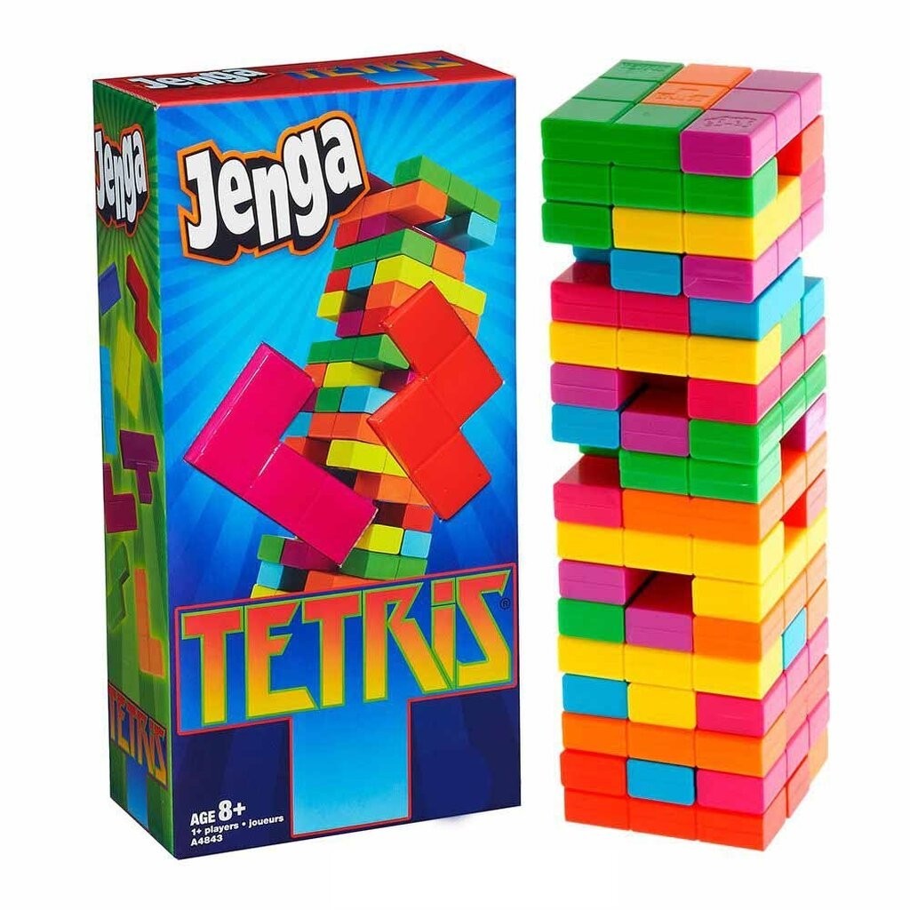 Game Puzzle Jenga Tetris Tower Creative Logic Brain Education Toy เกมหอคอยเตตริส ตึกถล่ม ปริศนา ฝึกค