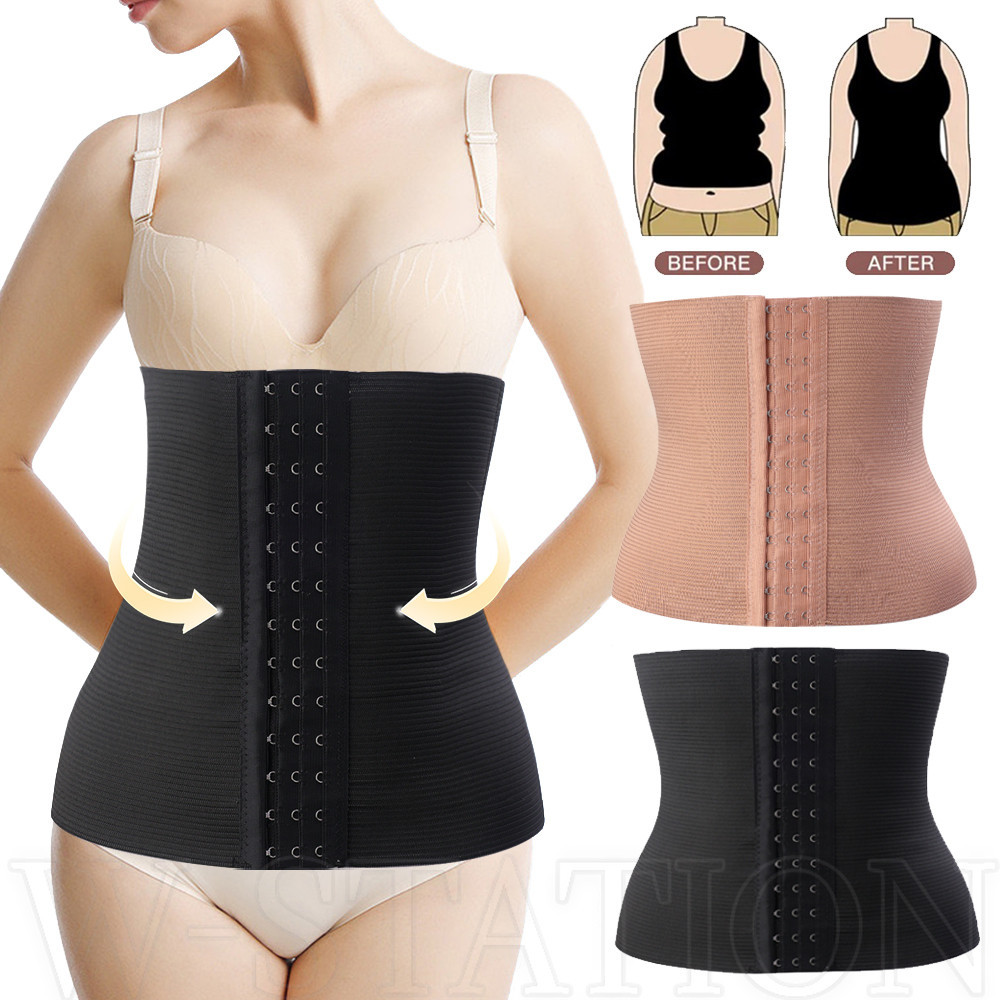 ผู้หญิงหน้าท้อง Shapewear - เข็มขัดกระชับสัดส่วน Body Shaper - เอวเทรนเนอร์รัดตัว - เข็มขัดรัดตัวหลังคลอด - สบายระบายอากาศได้ยืด - เข็มขัดกีฬาฟิตเนส
