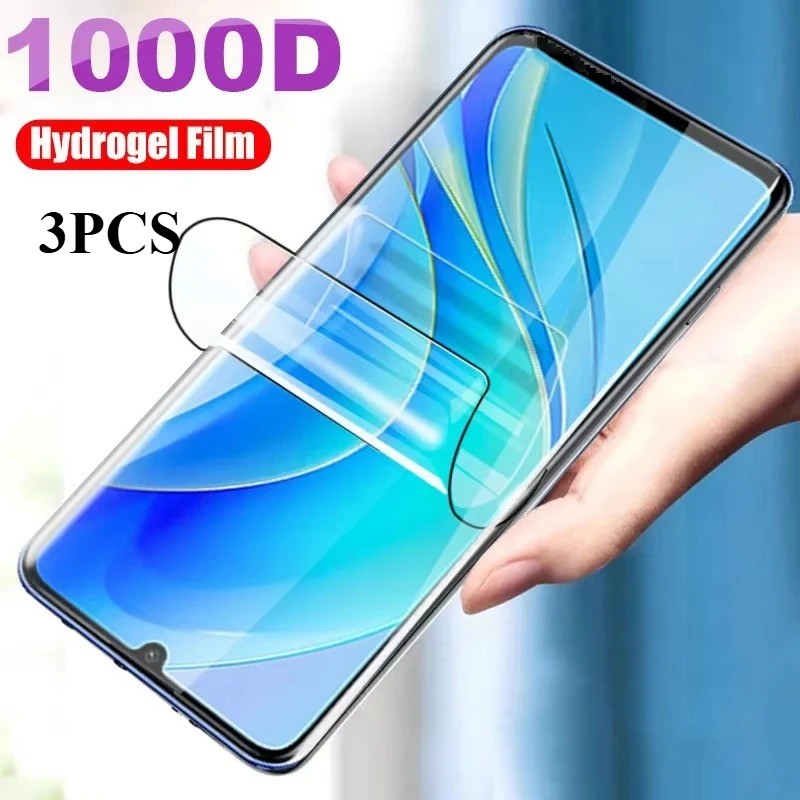 3 ชิ้น 1000D ฝาครอบ HD Clear Soft Hydrogel ฟิล์ม Anti Blue Light โทรศัพท์ป้องกันหน้าจอสําหรับ BLU Bo