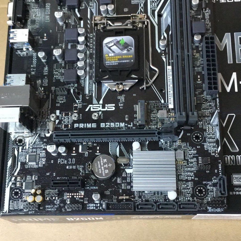 เมนบอร์ดเกมมิ่งคอมพิวเตอร์ตั้งโต๊ะ Asus/ PRIME B250M-J LGA1151 Pin พร้อมอินเทอร์เฟซ M.2