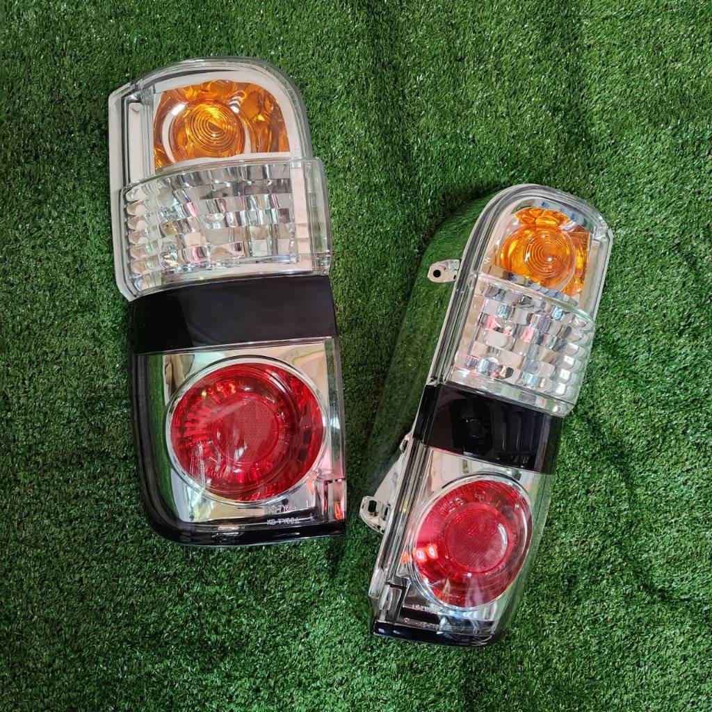 ไฟท้าย รถตู้ หัวจรวด hiace 1989 1992 1994 1996 1998 2000 2002 2004 ทรง super custom ลายโดนัท