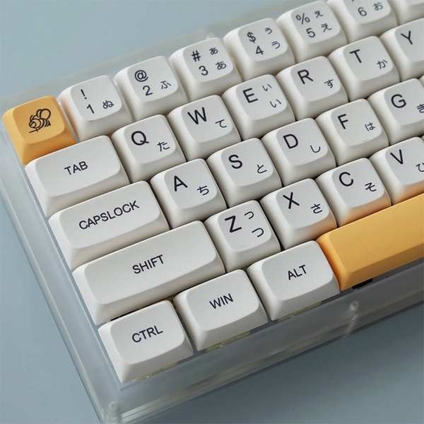 คีย์แคปไทย คีย์แคป keycap Honey Milk Keycap PBT Mechanical Keyboard เฉพาะ XDA สูงภาษาอังกฤษไทย Phone