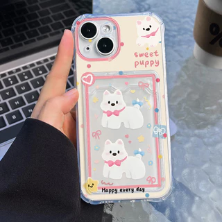 Card Holder เคส For iPhone 11 13 17 Air 15 16 14 Pro Max 12 XR X Xs 7 8 Plus SE 15promax 16promax เคสโทรศัพท์มือถือ