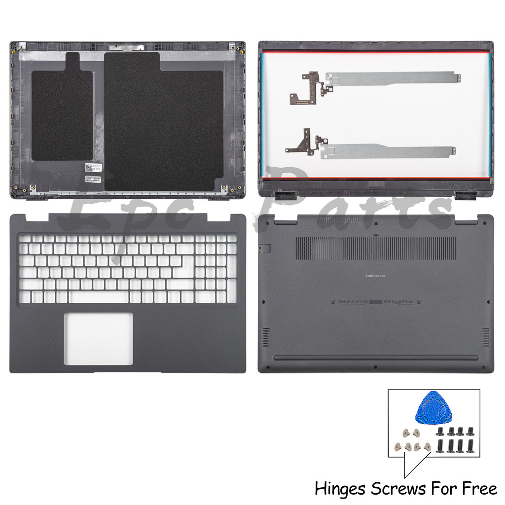 สําหรับ Dell Latitude E3510 3510 Original ฝาครอบด้านหลัง Bezel Palmrest Lower บานพับซ่อม 08XVW9 0GCK6R