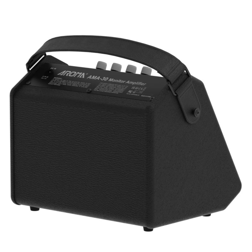 Aroma® AMA-30D PA Monitor Amplifier แอมป์มอนิเตอร์ แอมป์กลอง แอมป์คีย์บอร์ด 30 วัตต์ มีบลูทูธ เสียบได้ 2 อุปกรณ์ + แถมฟร