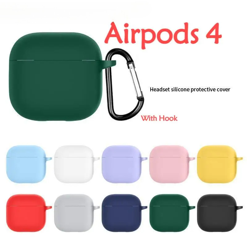 คุณภาพสูงซิลิโคนเหลวนุ่มหูฟังสําหรับ Airpods Pro 5 2 4 3 1 Anti Scratch Anti-Fingerprints หูฟังไร้สายบลูทูธ Protector