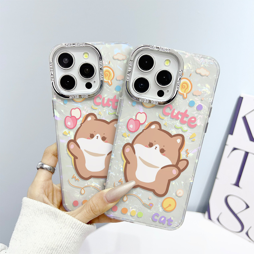 💖Stars💖เข้ากันได้ โทรศัพท์ไอโฟน iPhone 16PROMAX 15PROMAX 14PRO 11PRO 12 11 บุคลิกภาพ กรณีโทรศัพท์มือ