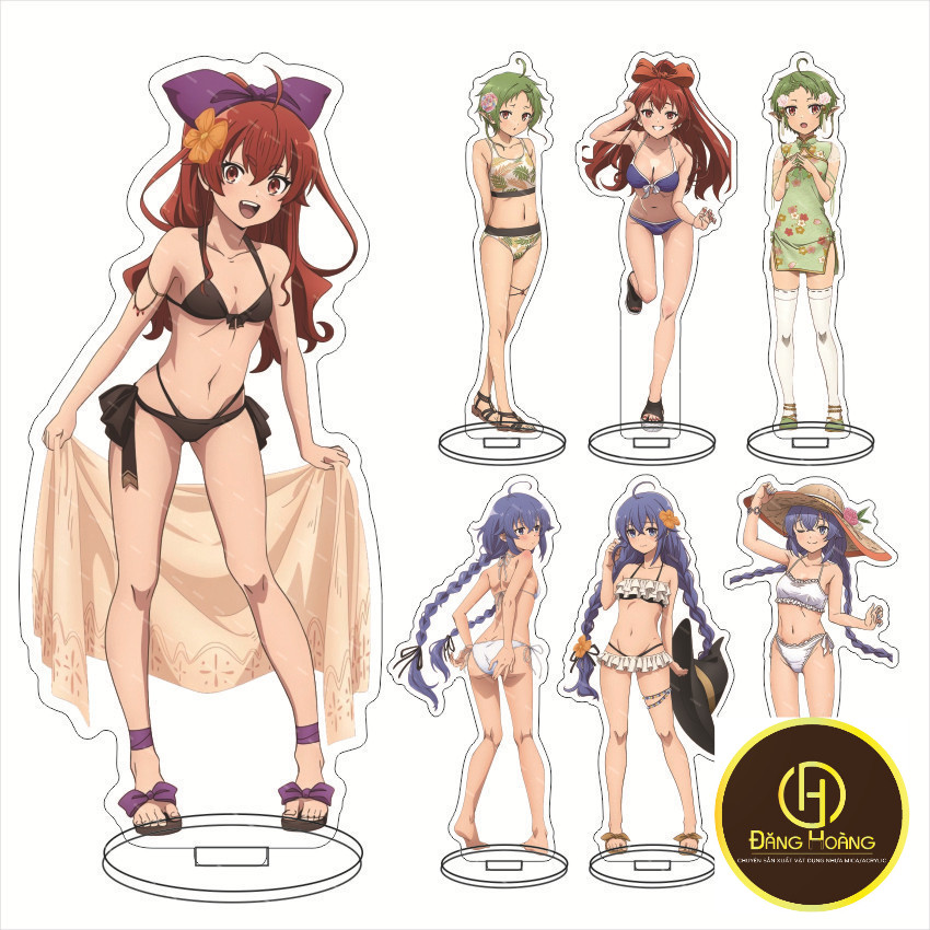 พวงกุญแจ, Standee Model Anime Erisu Sylphette Game Roxy Migurdia Greyrat Rudeus Study and Work Desk 