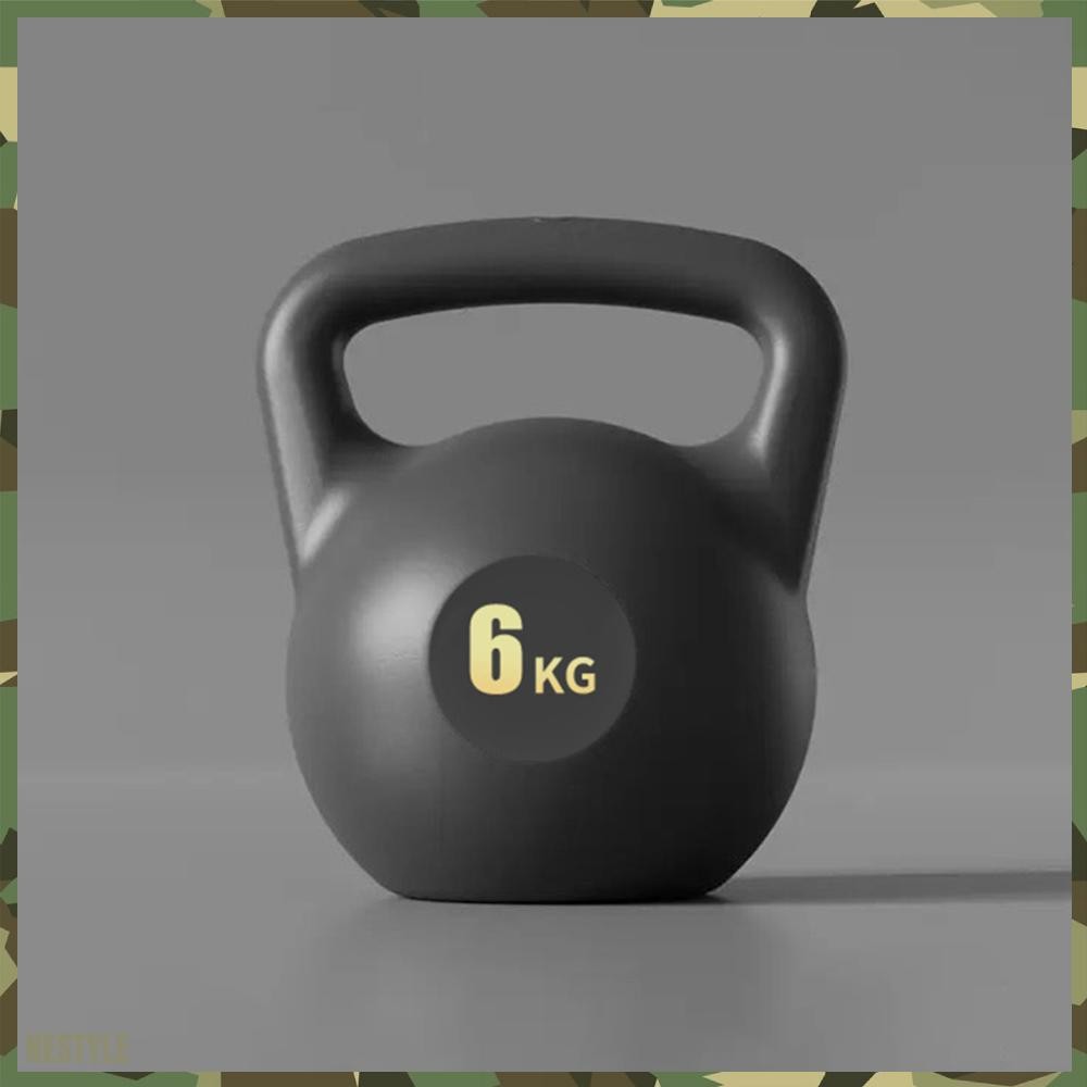 จัดส่งจากกรุงเทพ 4/6KG PE Water-filled Kettlebell Women\s Hip Training Deep Squat Strength Trainer K