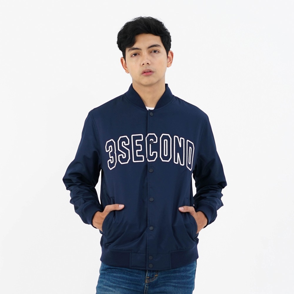 3Second Mens Regular Fit Taslan Kalla OL-C Bomber Jacket071224
