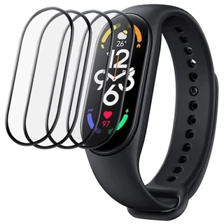 ฟิล์มกระจกนิรภัย for Xiaomi Mi Band 10 9 8 อุปกรณ์ป้องกันหน้าจอ for Smartwatch Mi Band 7 6 5 4