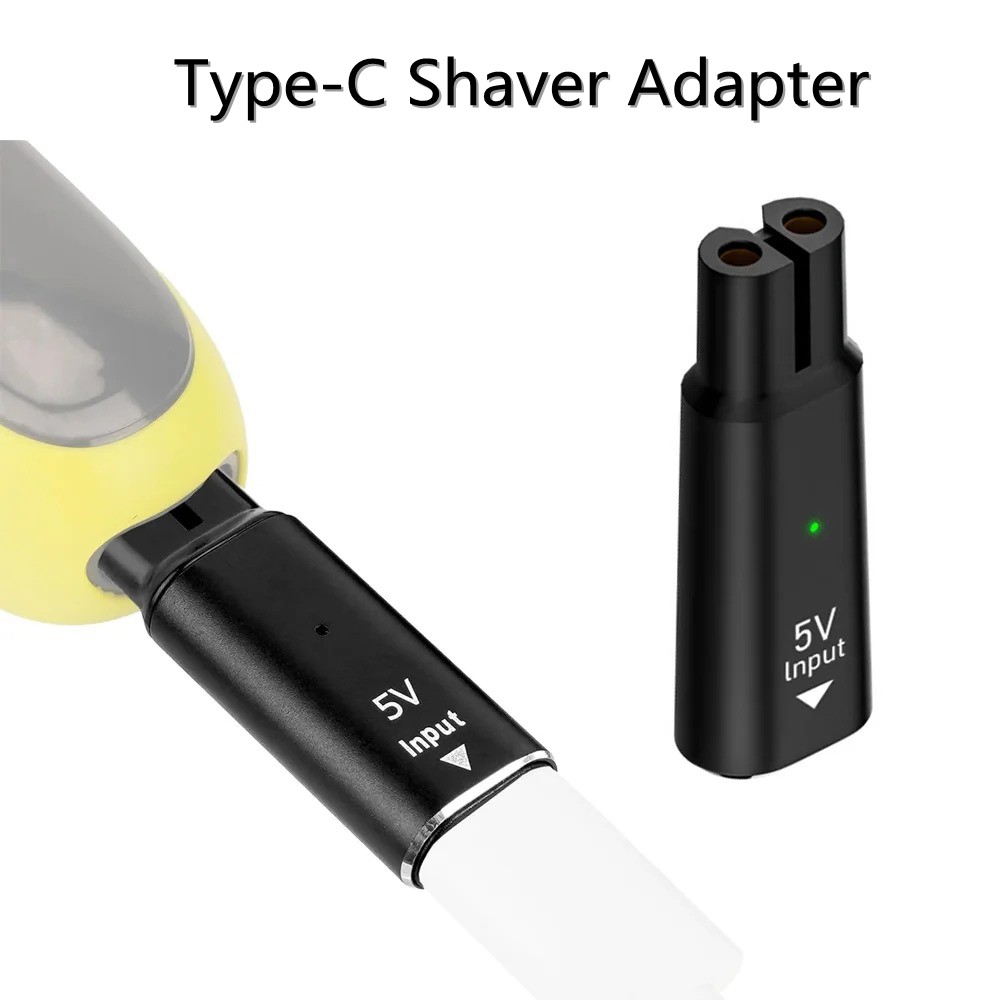 5v TypeC เครื่องโกนหนวดอะแดปเตอร์ชาร์จสําหรับ Philips Norelco OneBlade QP2724 QP2834 QP4530 QP1924 Q