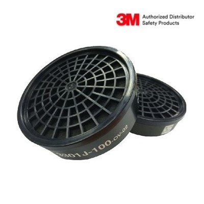 3M™ 3301J-100 ตลับกรองไอระเหยสารตัวทำละลาย