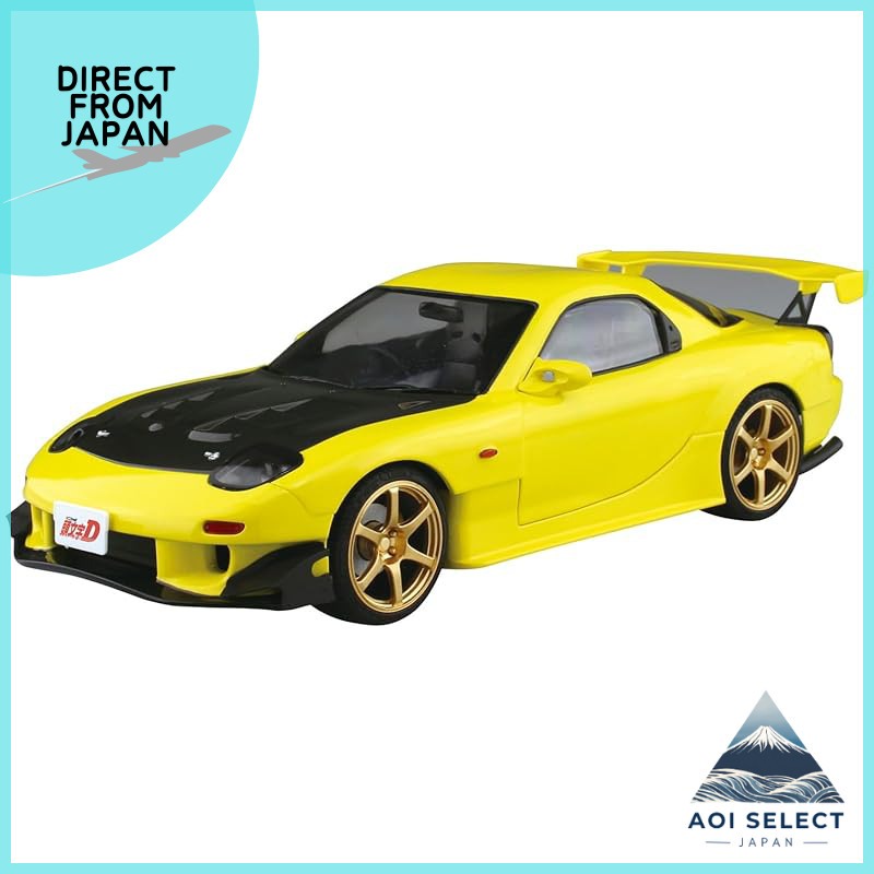 Aoshima Bunka Kyozai Co., Ltd. Initial D No. 8 Takahashi Keisuke FD3S RX-7 Project D Version 1/24 Sc