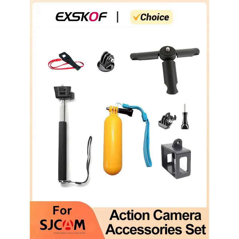 สำหรับ SJCAM SJ4000 ขาตั้งกล้อง ไม้เซลฟี่ ไม้ลอย ชุดสำหรับ SJCAM SJ4000 SJ4000 WIFI SJCAM SJ4000AIR 