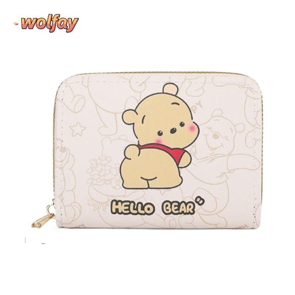 กระเป๋าการ์ด WOLFAY, การ์ตูนความจุขนาดใหญ่ผู้ถือบัตร, Sanrio Pochacco Zipper กระเป๋าสตางค์ผู้หญิงนักเรียน