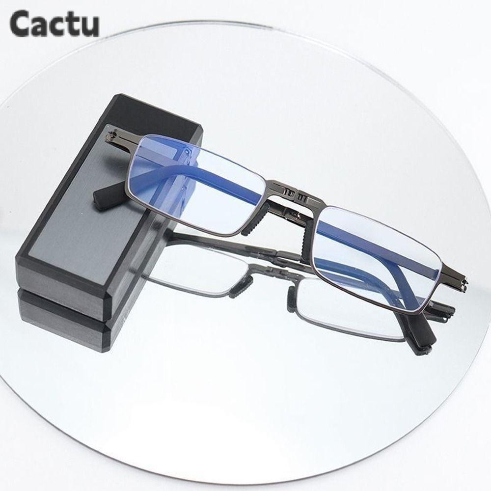 Cactu Anti-Blue Light แว่นตาอ่านหนังสือ,สีฟ้าการปิดกั้นพับสายตายาวแว่นตา,สบายแบบพกพา Eye Protection Ultralight Optical แว่นตาสําหรับผู้ชายผู้หญิง